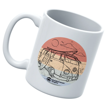 Kombi Camping White Coffee Mug
